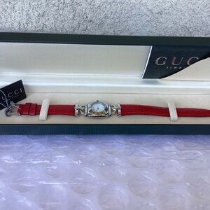 1990’s Vintage Gucci 6300L Watch Stainless Steel Near Mint Preowned Condition